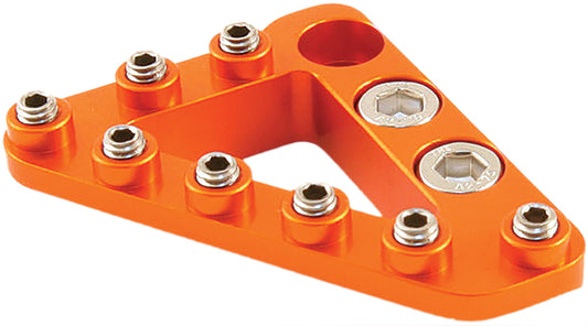 Aluminum Rear Brake Lever Tip Orange