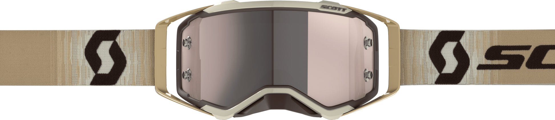 Prospect Goggle Beige/Brn Silver Chrome Works