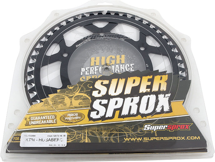 Rear Sprocket Aluminum 49t 520 Blk Husq/Ktm