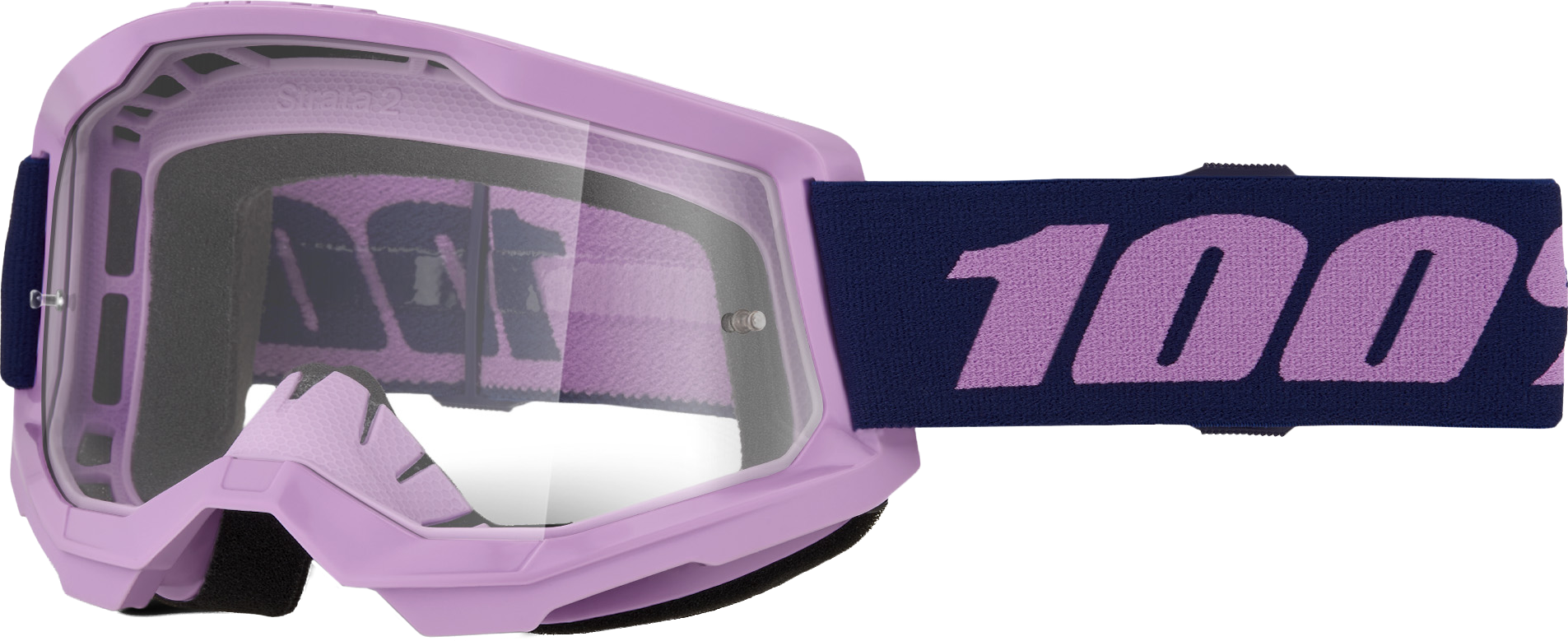 Strata 2 Goggle Purple Clear Lens