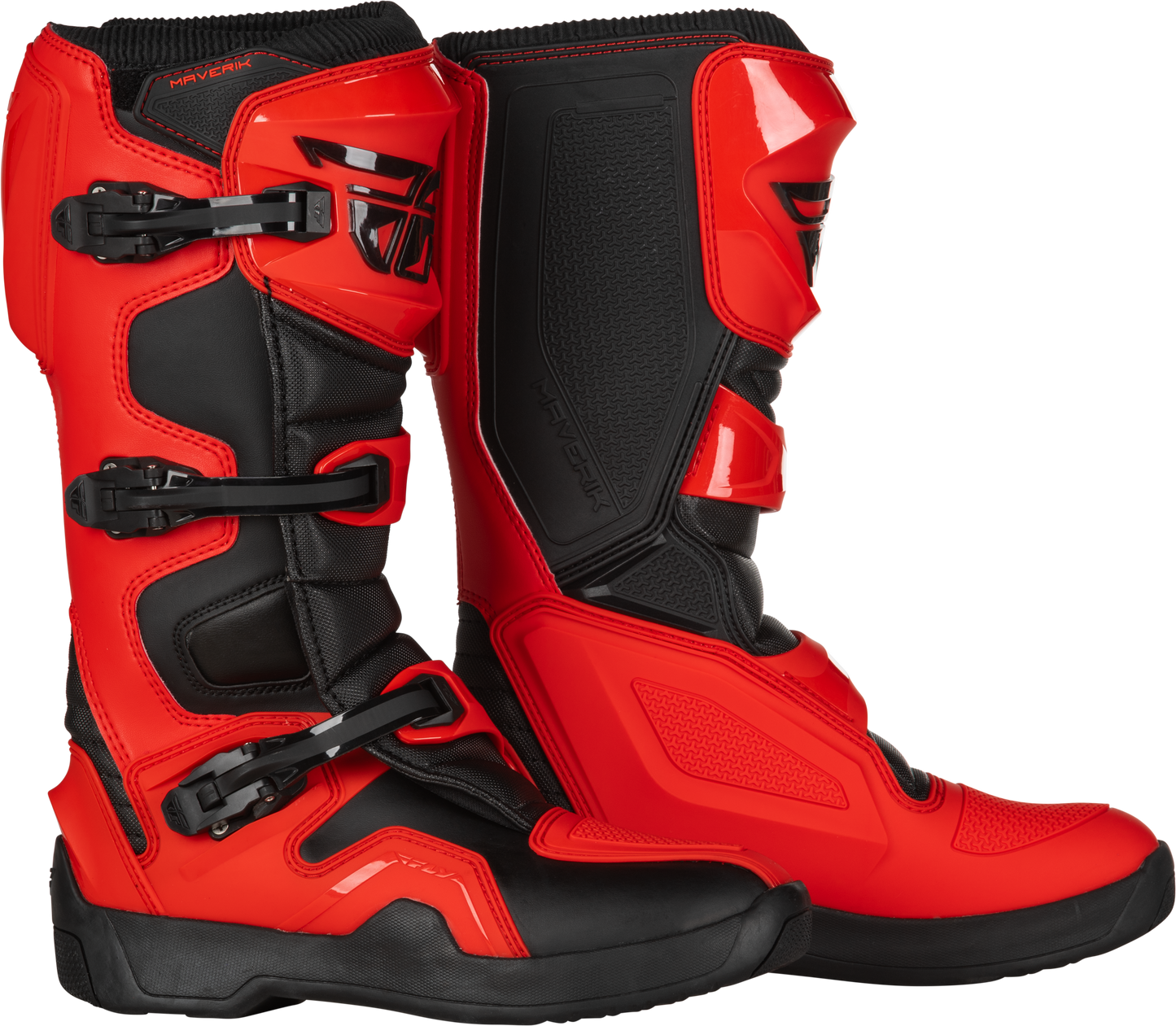 Maverik Boots Red/Black Sz 14