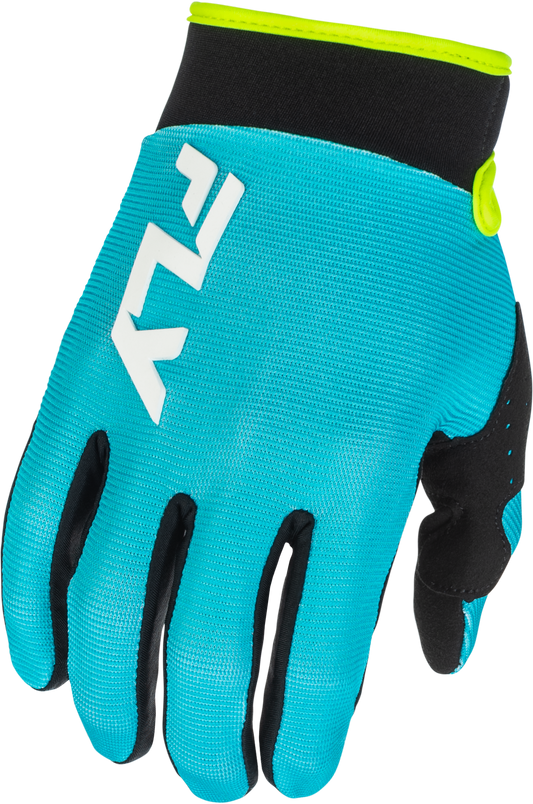 F 16 Gloves Aqua/Black/White Md