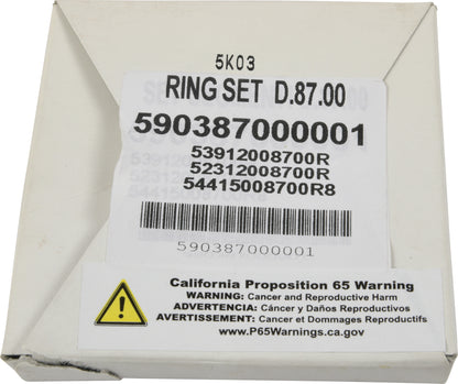 Piston Rings 86.97mm Hon For Vertex Pistons Only