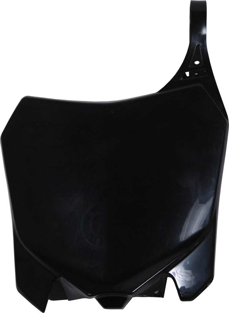 Front Number Plate Black