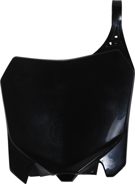 Front Number Plate Black