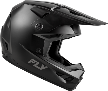 Youth Kinetic Solid Helmet Matte Black Ym