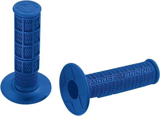 MOOSE OFFROAD Flange Style Stealth MX Grips - Blue B01MXU