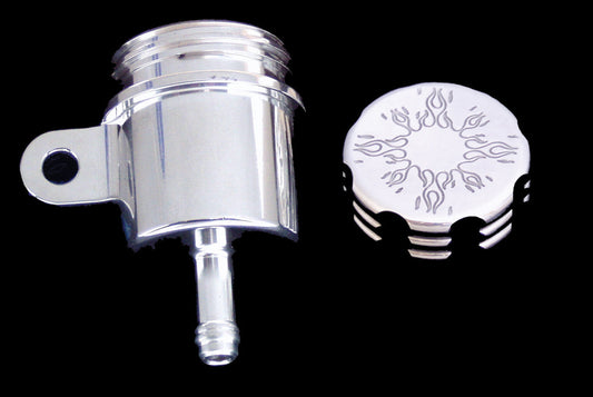 Rear Brake Reservoir W/Cap (Scalloped Plain)