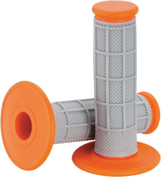 MOOSE RACING Grips - Qualifier - Half Waffle - Orange 1MG0715-EVM