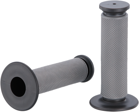 MOOSE RACING Grips - Qualifier - Diamond - Gray MG-12-XBM