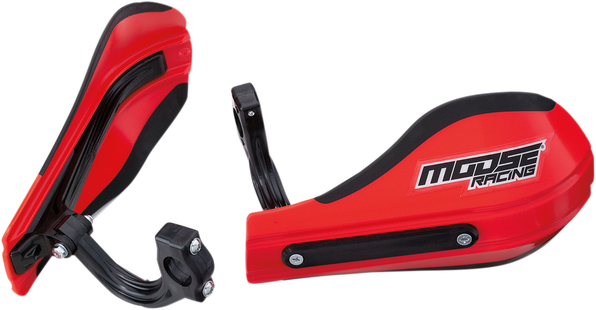 MOOSE OFFROAD Roost 2 Handguards - Red 53-226