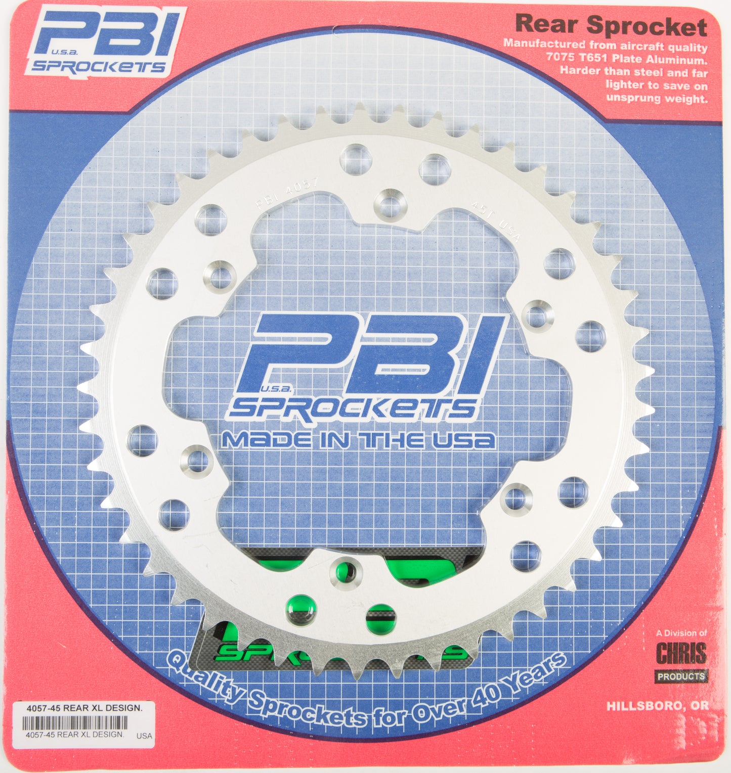 Rear Sprocket Aluminum 45t 520 Kaw/Suz