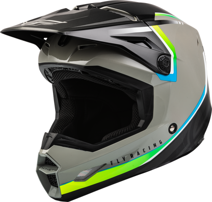 Youth Kinetic Vision Helmet Grey/Black Ys