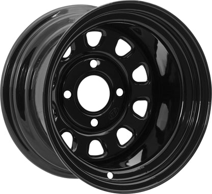 Delta Blk Rear 12x7 2+5 4/110