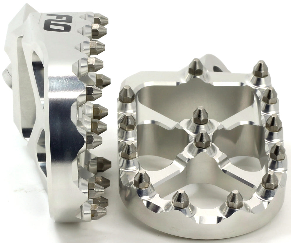 Pro Series Foot Pegs Silver Ktm/Hus