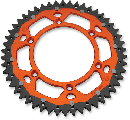 Moose Racing Dual Sprocket with Orange color