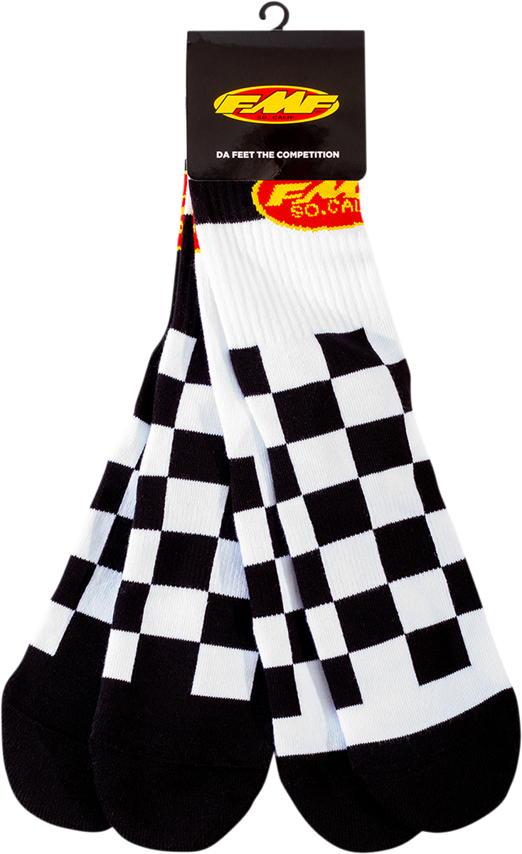 FMF Checker Socks - 2 Pack - One Size HO20194902