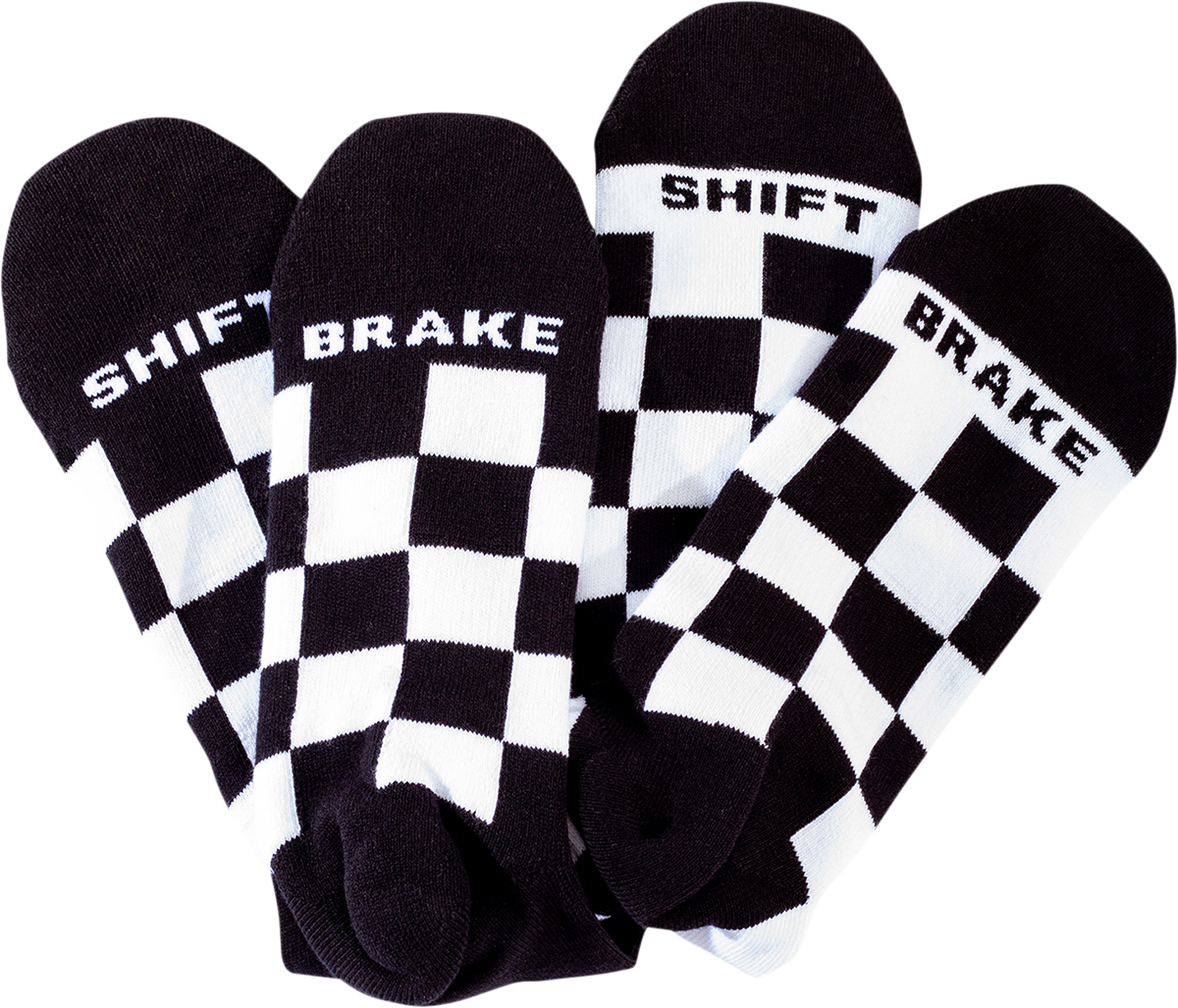 FMF Checker Socks - 2 Pack - One Size HO20194902