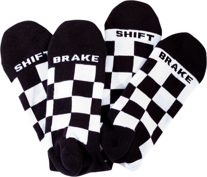 FMF Checker Socks - 2 Pack - One Size HO20194902