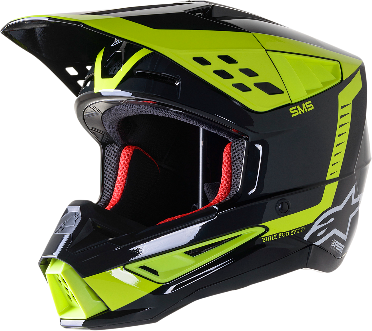 ALPINESTARS SM5 Helmet - Beam - Black/Gray/Yellow - Medium 8303722-1151-MD