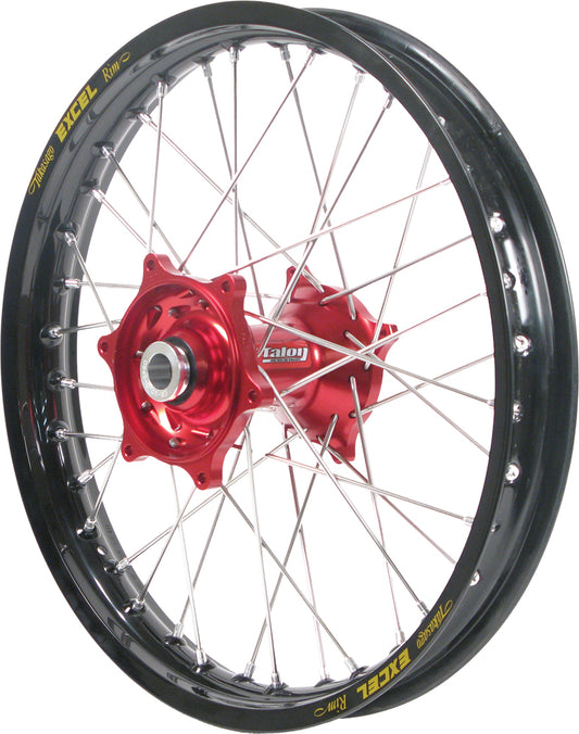 Front Wheel 1.60 X 21 Red Hub Black Rim