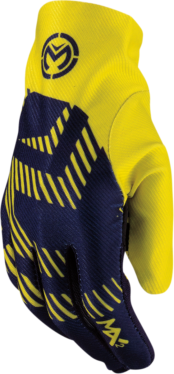 MOOSE OFFROAD MX2* Gloves - Navy/Hi-Vis - Large 3330-7036