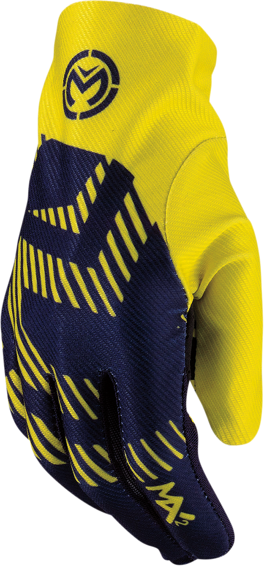 MOOSE OFFROAD MX2* Gloves - Navy/Hi-Vis - XL 3330-7037