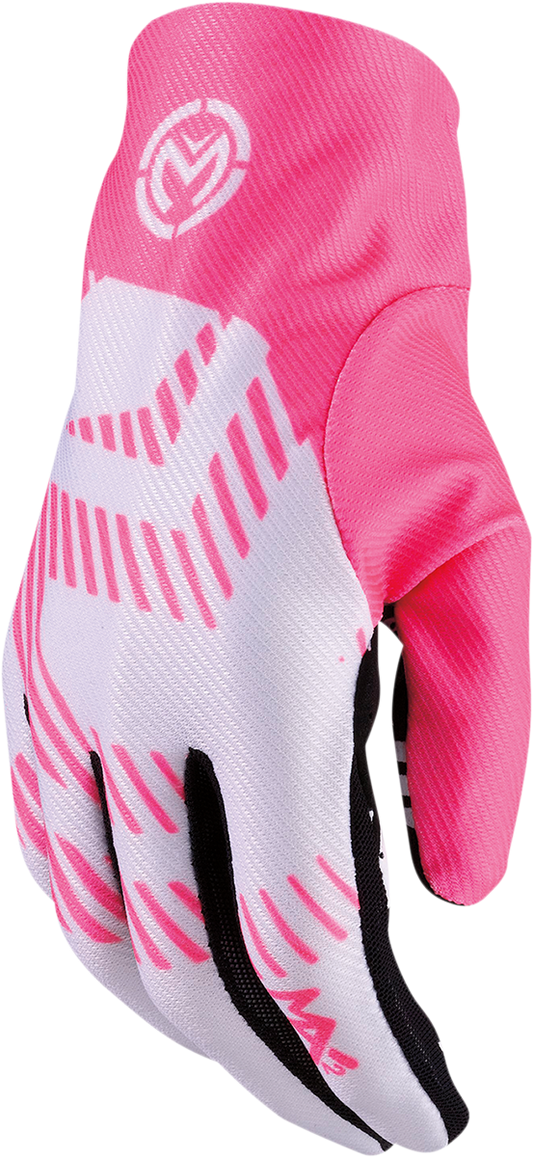MOOSE OFFROAD MX2* Gloves - Pink - Large 3330-7042