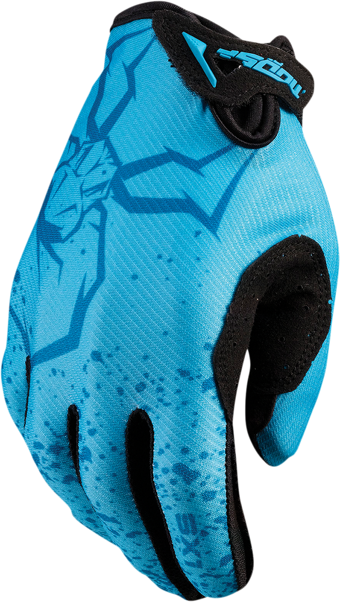 MOOSE RACING Youth SX1* Gloves - Blue - Large 3332-1684