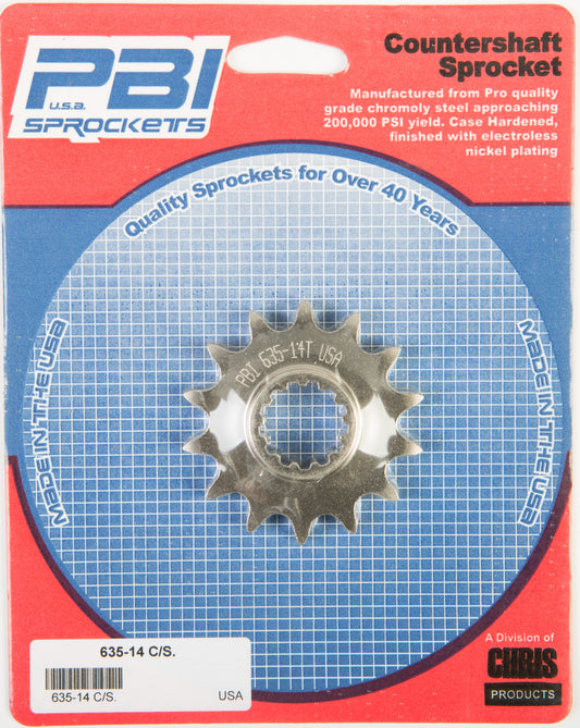 Front Cs Sprocket Steel 14t 428 Kaw/Suz