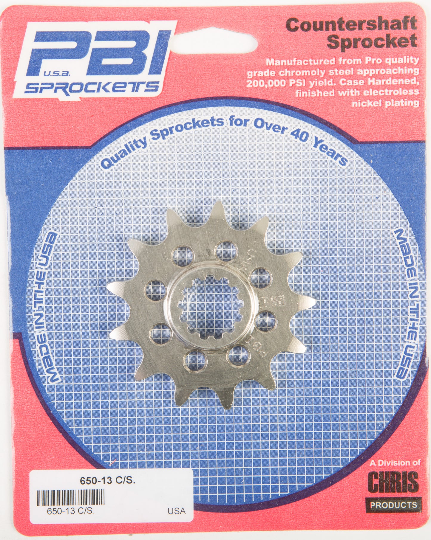 Front Cs Sprocket Steel 13t 520 Kaw/Suz