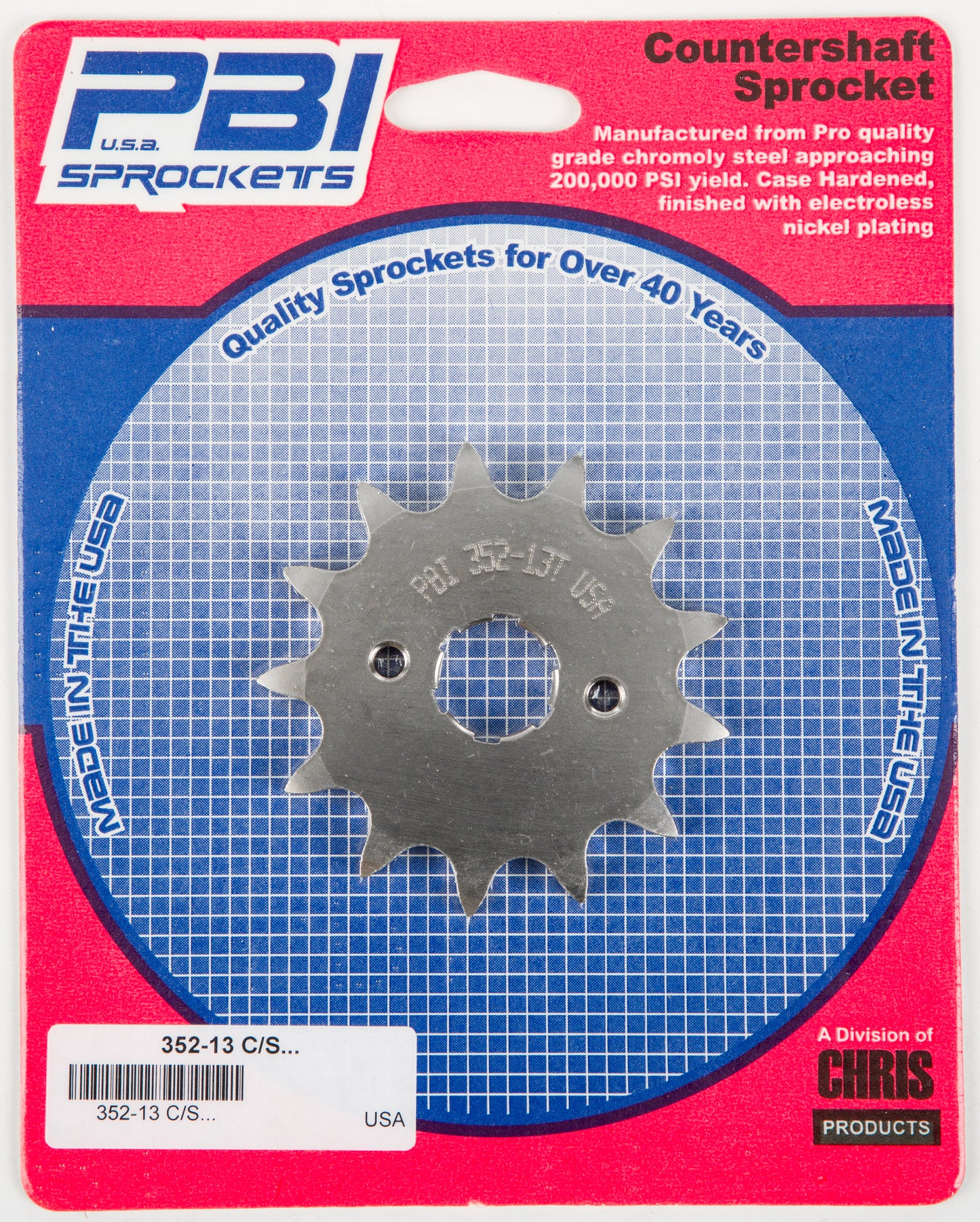 Front Cs Sprocket Steel 13t 520 Hon/Yam