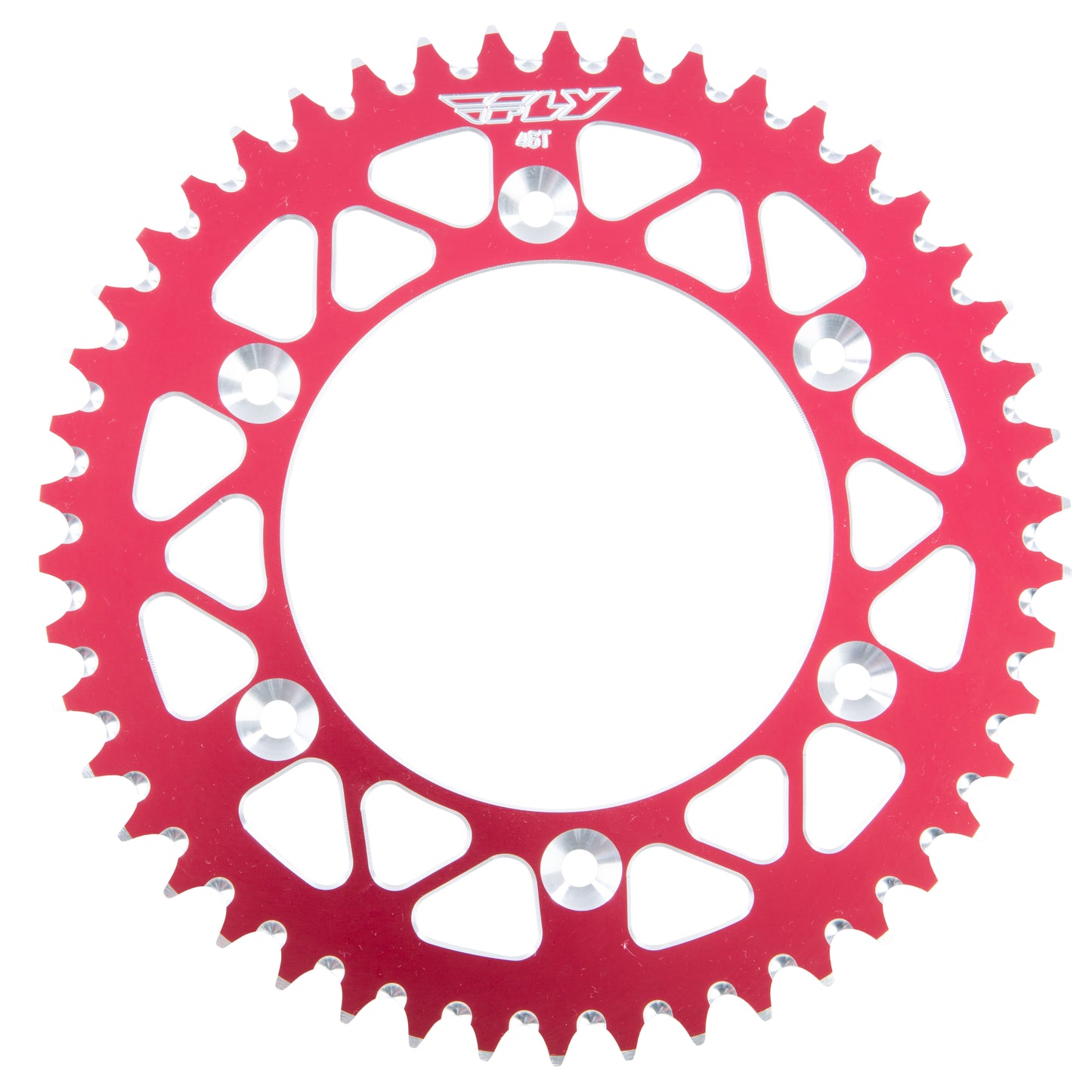 Rear Sprocket Aluminum 46t 520 Red Hon