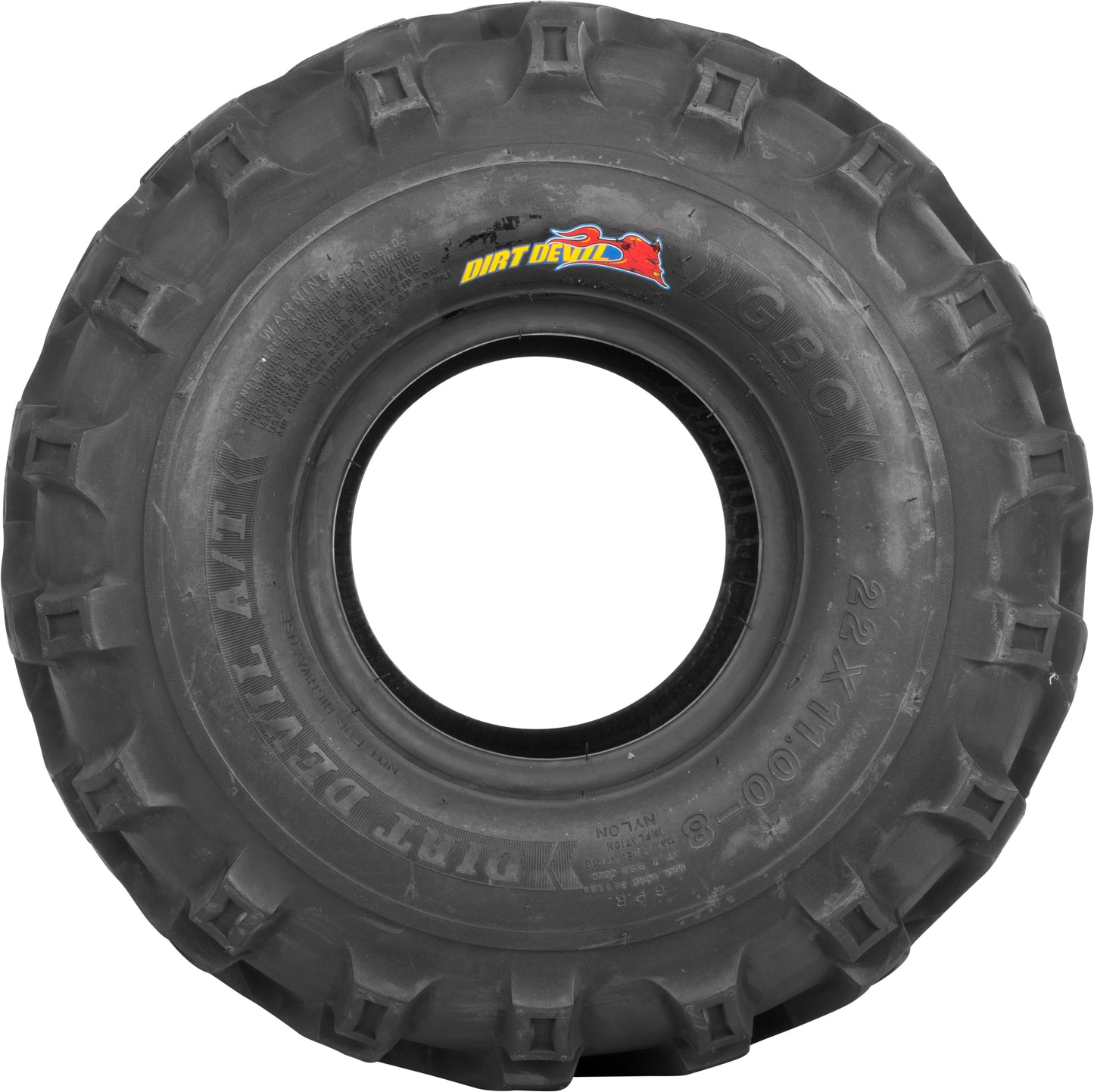 Tire Dirt Devil A/T Rear 22x11 8 Bias Lr395lbs