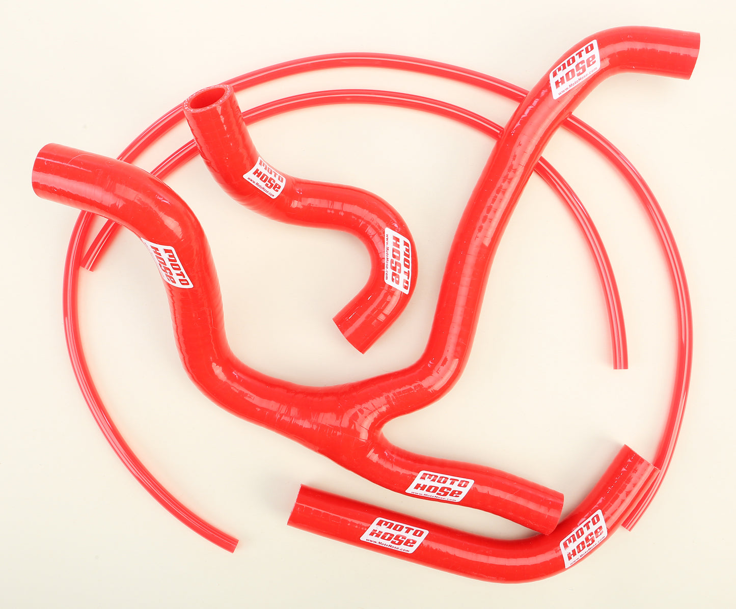 Silicone Y Hose Kit (Red)