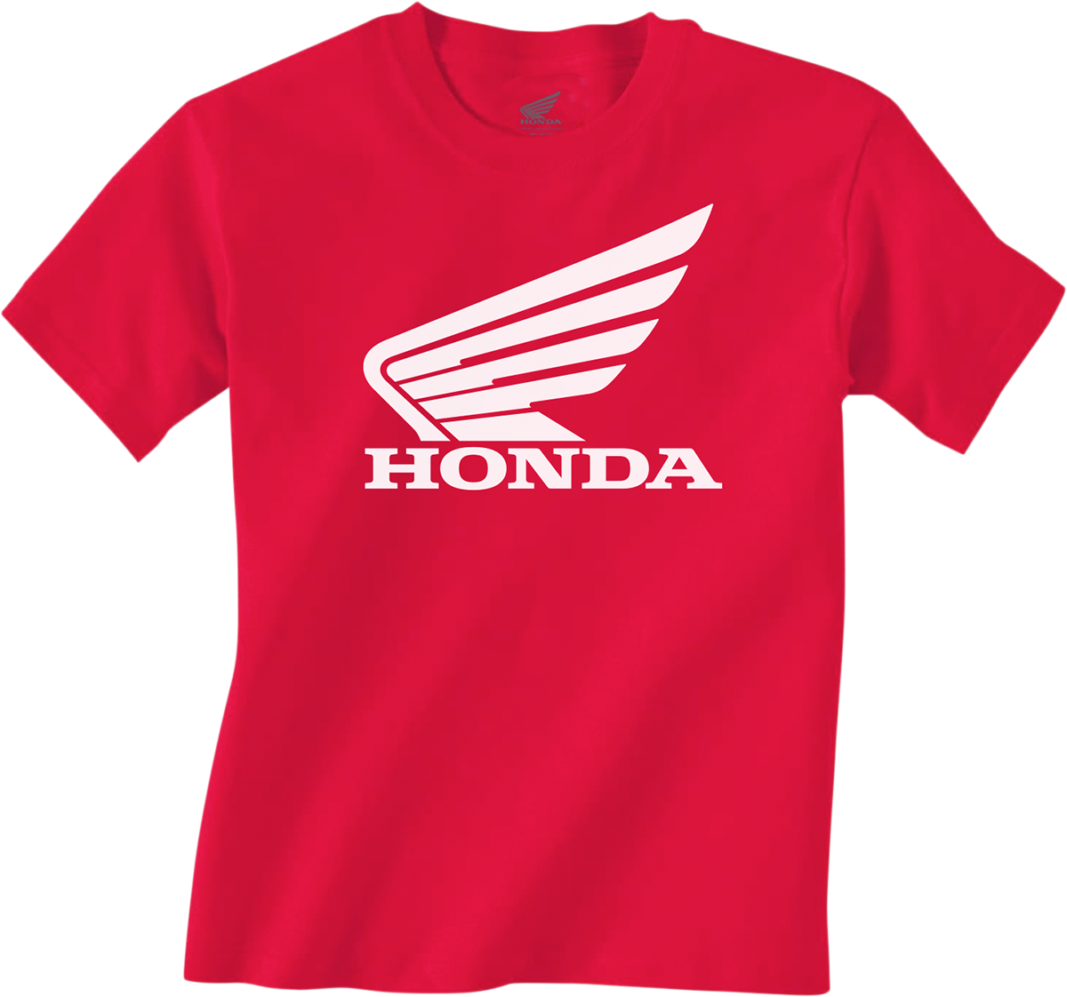HONDA APPAREL Youth Honda Wing T-Shirt - Red - Large NP21S-Y3034-L