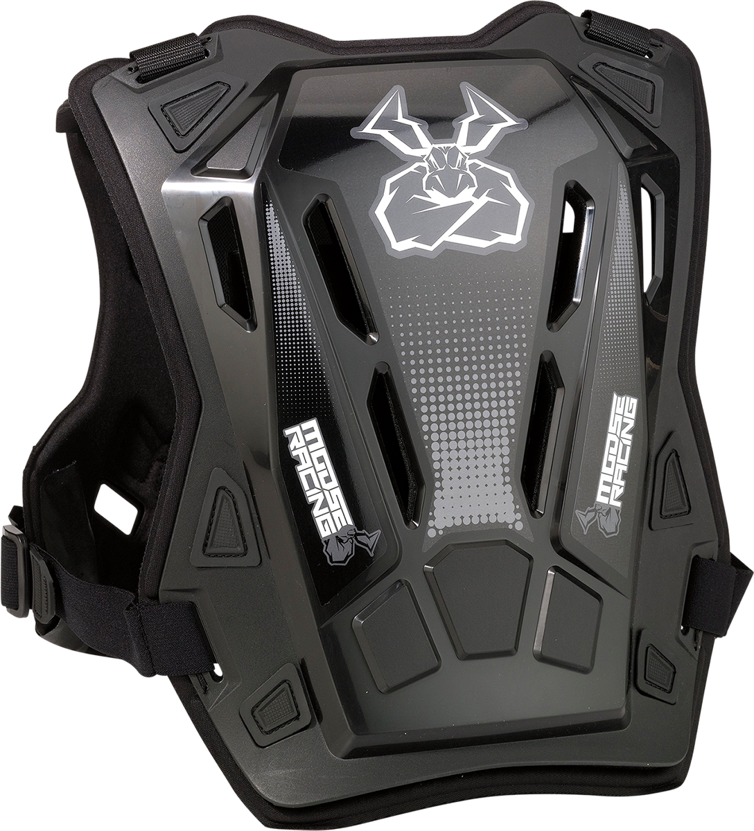 MOOSE OFFROAD Youth Agroid™ Chest Guard - Black - 2XS/XS 2701-1115