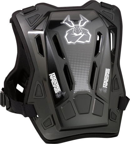MOOSE OFFROAD Youth Agroid™ Chest Guard - Black - 2XS/XS 2701-1115