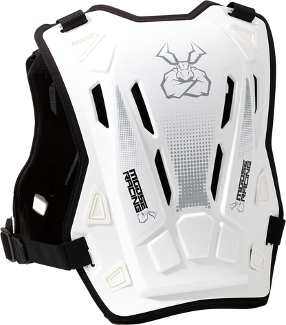 MOOSE OFFROAD Youth Agroid* Chest Guard - White - 2XS/XS 2701-1117