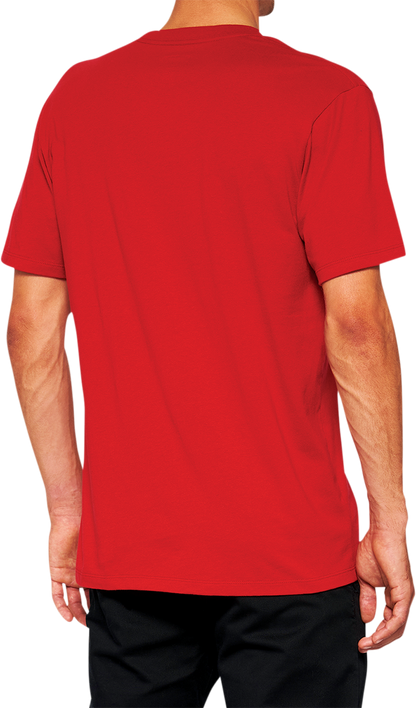 100% Official T-Shirt - Red - Small 20000-00010