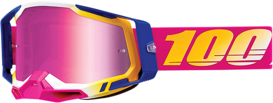 100% Racecraft 2 Goggles - Mission - Pink Mirror 