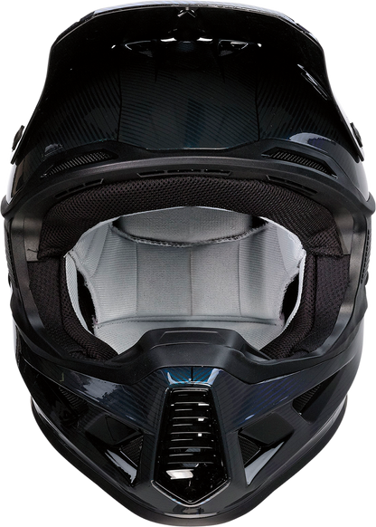 MOOSE OFFROAD F.I. Helmet - Agroid Camo - MIPS? - Iridescent Blue - XS 0110-7752