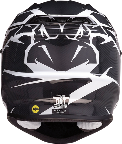 MOOSE OFFROAD F.I. Helmet - Agroid Camo - MIPS? - Gray/Black - XL 0110-7777