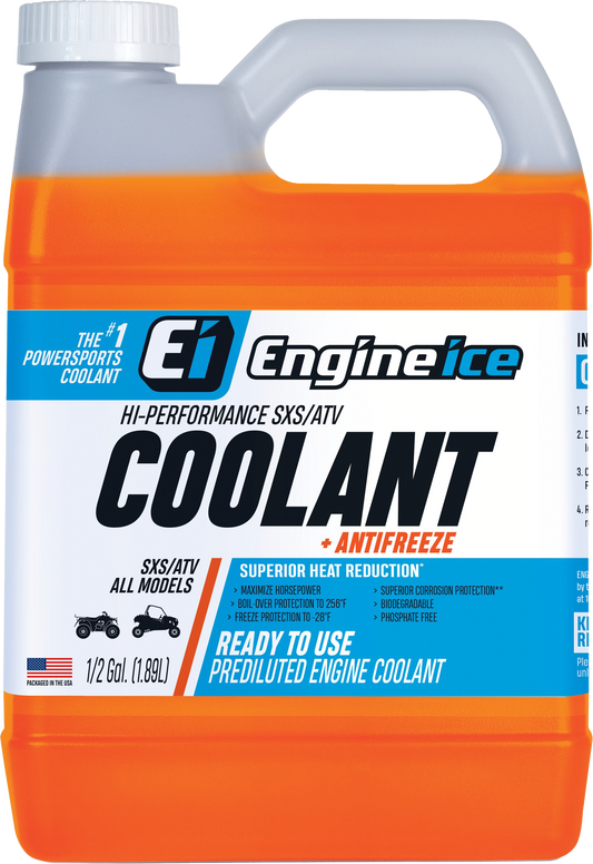 Hi Performance Sxs/Atv Coolant + Antifreeze 1/2 Gal