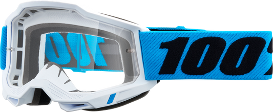 100% Accuri 2 Goggles - Nove with blue stripes