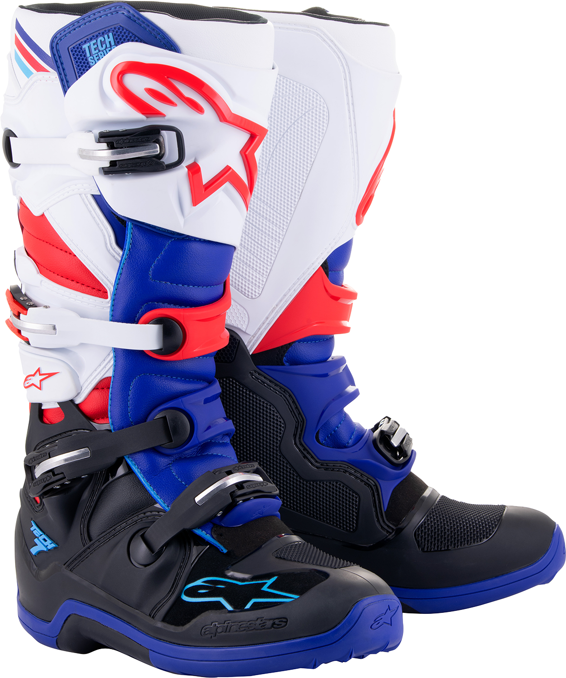 ALPINESTARS Tech 7 Boots - Black/Blue/Red/White - US 7