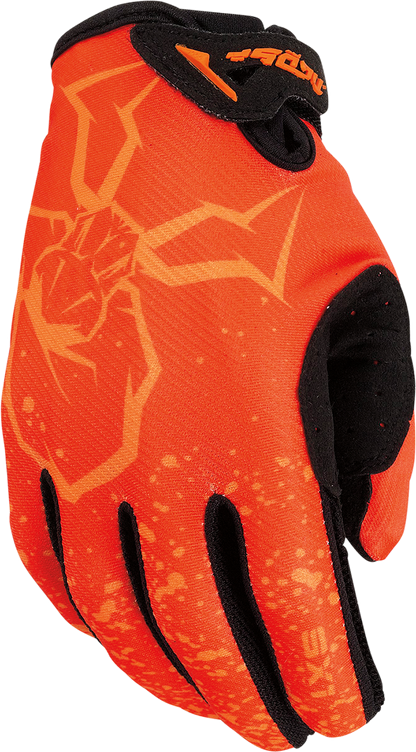 MOOSE OFFROAD Youth SX1* Gloves - Orange - Small 3332-1754