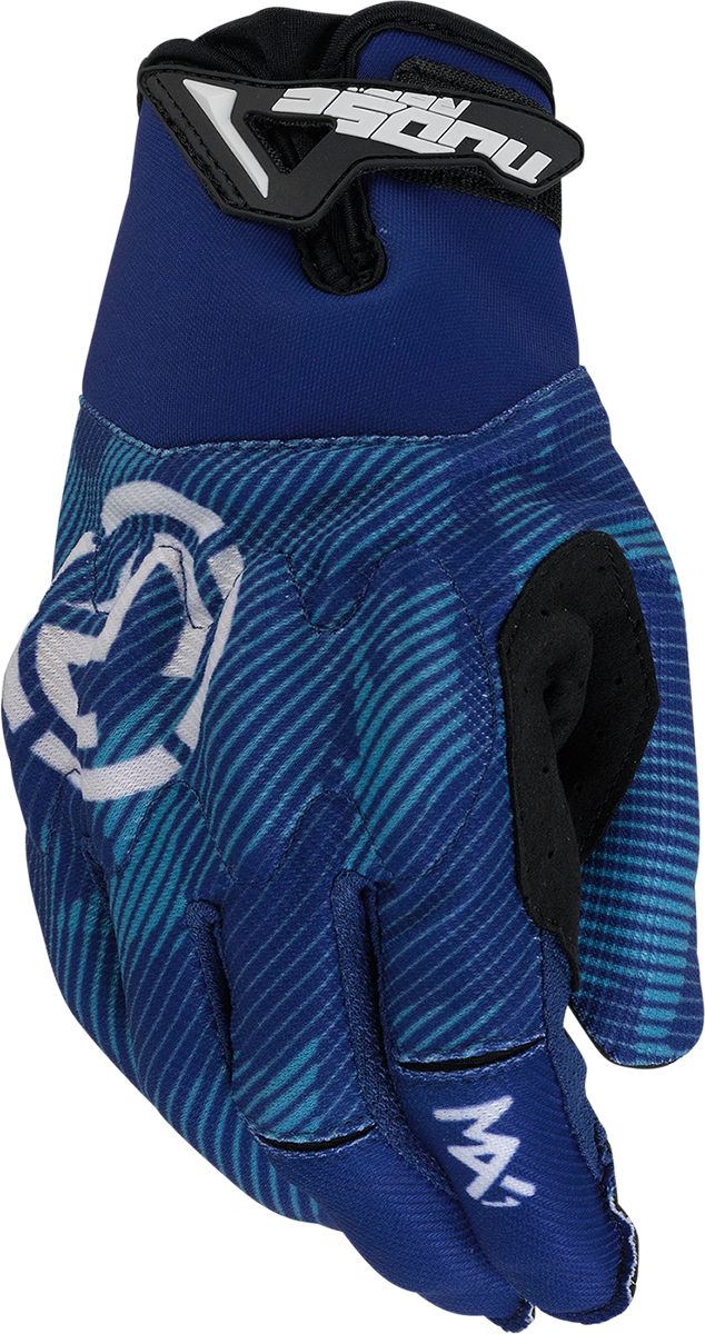 MOOSE RACING MX1* Gloves - Blue - XL 3330-7372