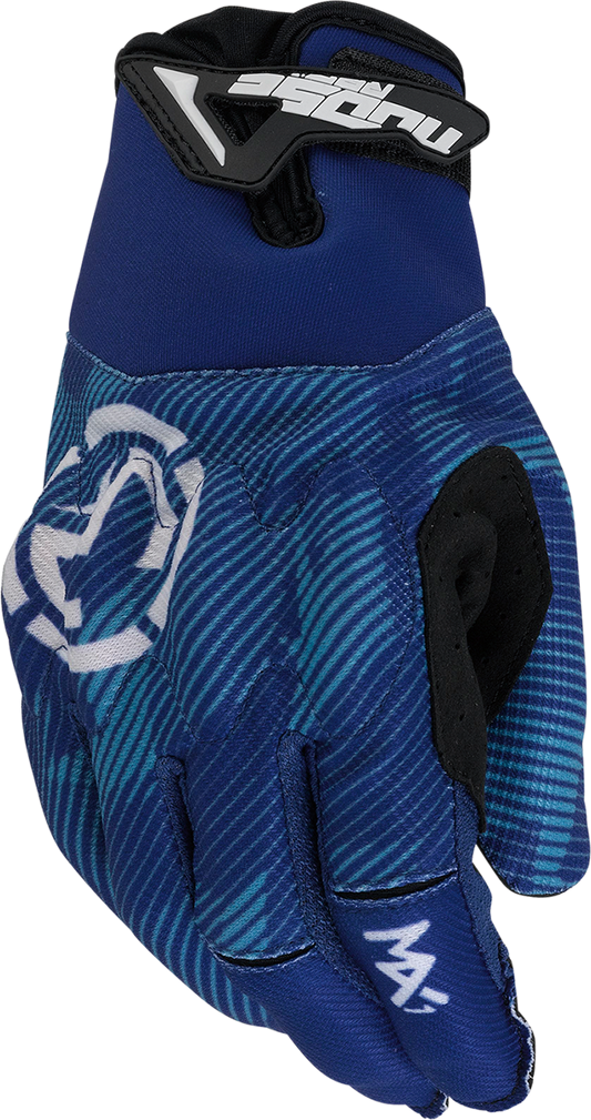 MOOSE RACING MX1* Gloves - Blue - XL 3330-7372