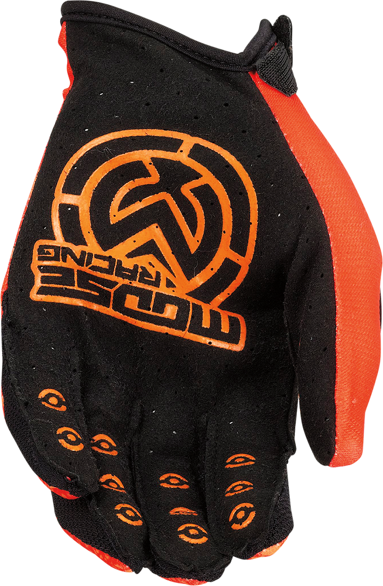 MOOSE RACING Youth SX1* Gloves - Orange - Medium 3332-1755